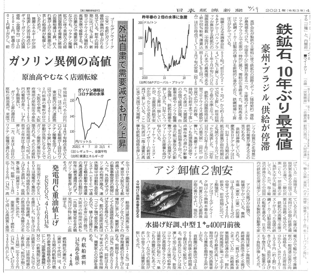 20210429日本経済新聞